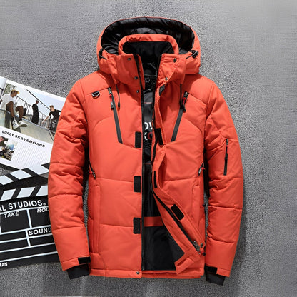 Damian - Veste moderne avec capuche et multiples poches pour hommes