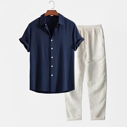 Phillip - Summer Linen Set for Men