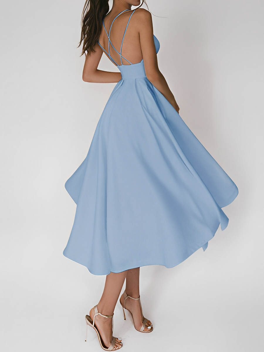 Colline - Feminine dress with thin straps for hot days