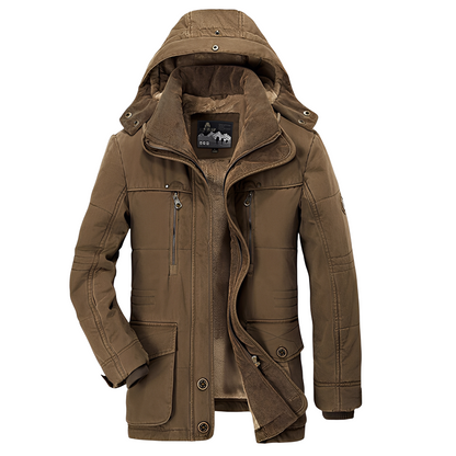 Tyrone - Ζεστή, παχιά ζακέτα με κουκούλα για άνδρες