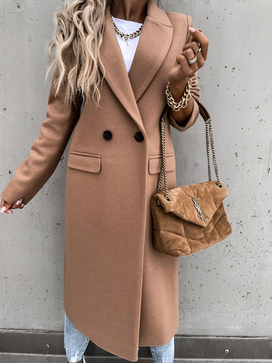 Moriah - Elegant, warm wool coat for women