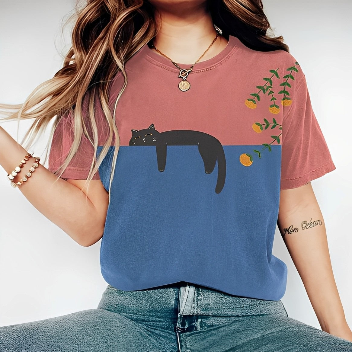 Alvina - Καθημερινό T-Shirt με Σχέδιο για Γυναίκες