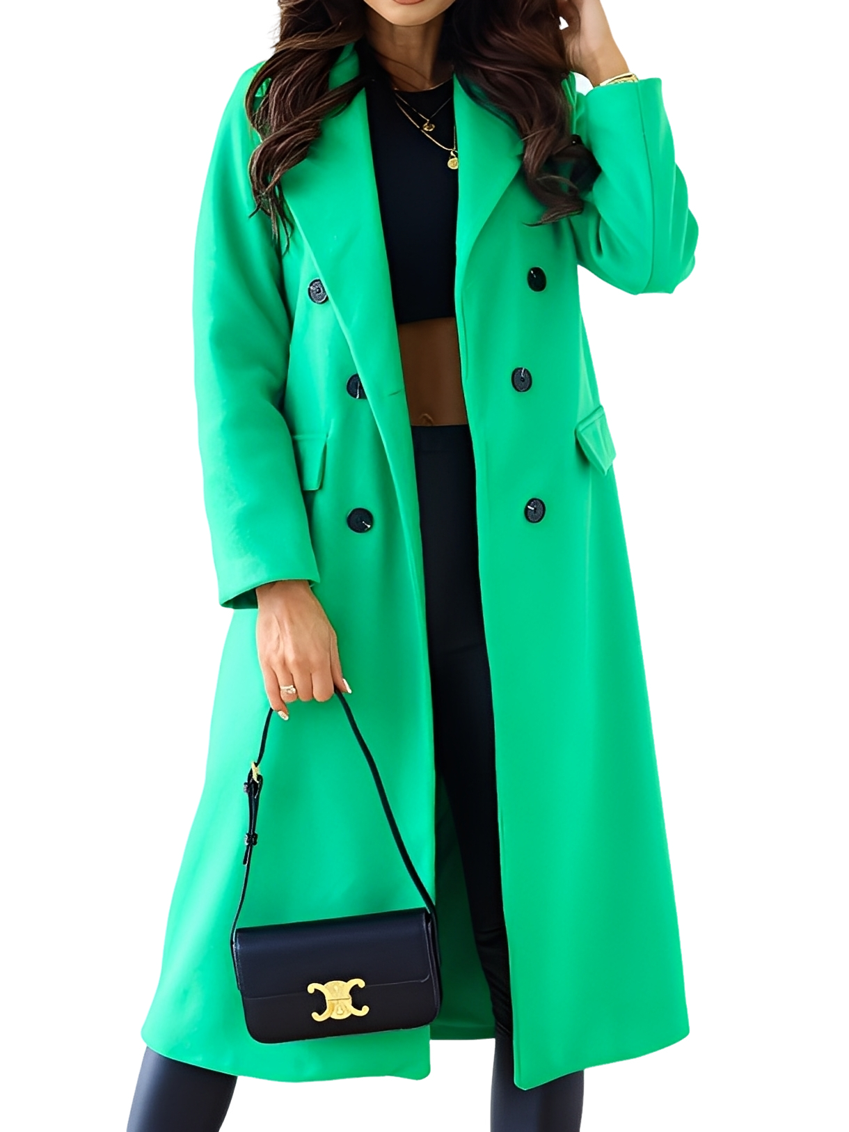 Jocelin - Elegant and warm double wool coat for women