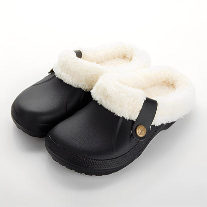 Melba - Warm clogs with fleece lining for women