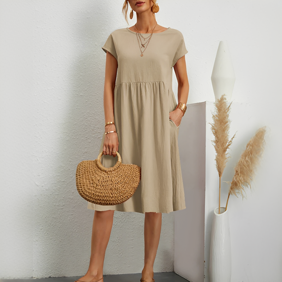 Evalyn - Elegant Midi Dress