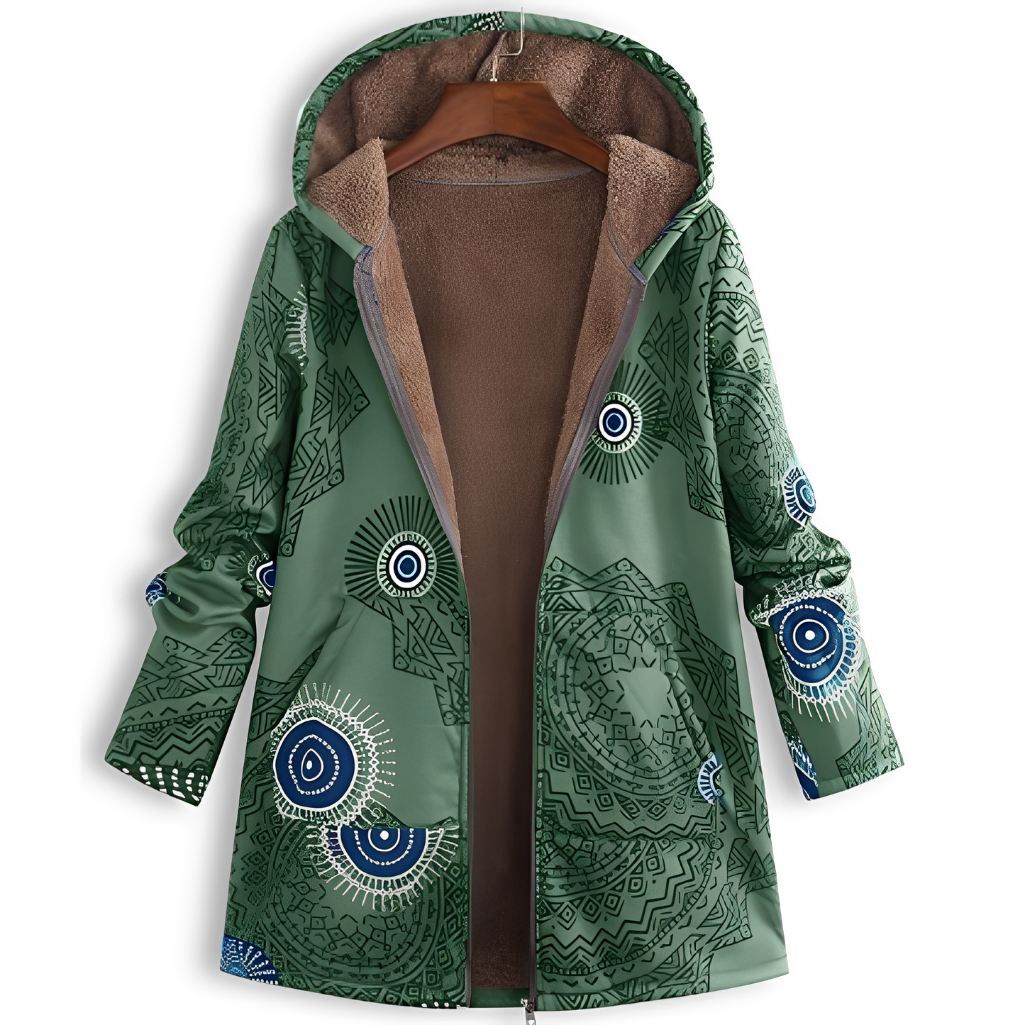 Olyvia - Vintage Cardigan with Pattern for Women