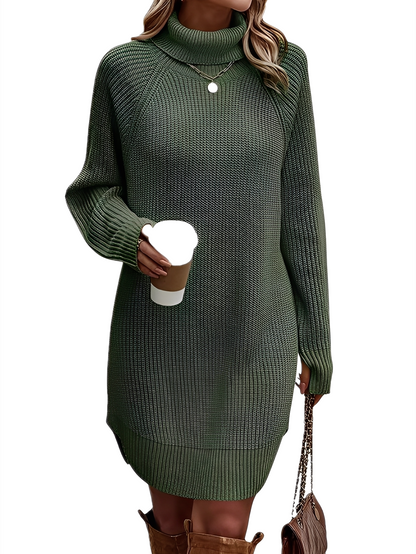 Melanie - Elegant, warm knitted dress for women