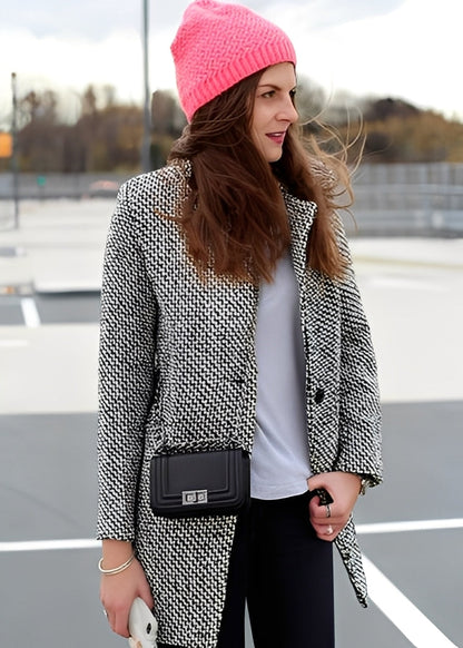 Pamelia - Modern long coat for women