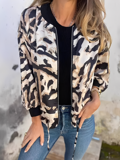 Ryana - Elegant zip-up jacket for women