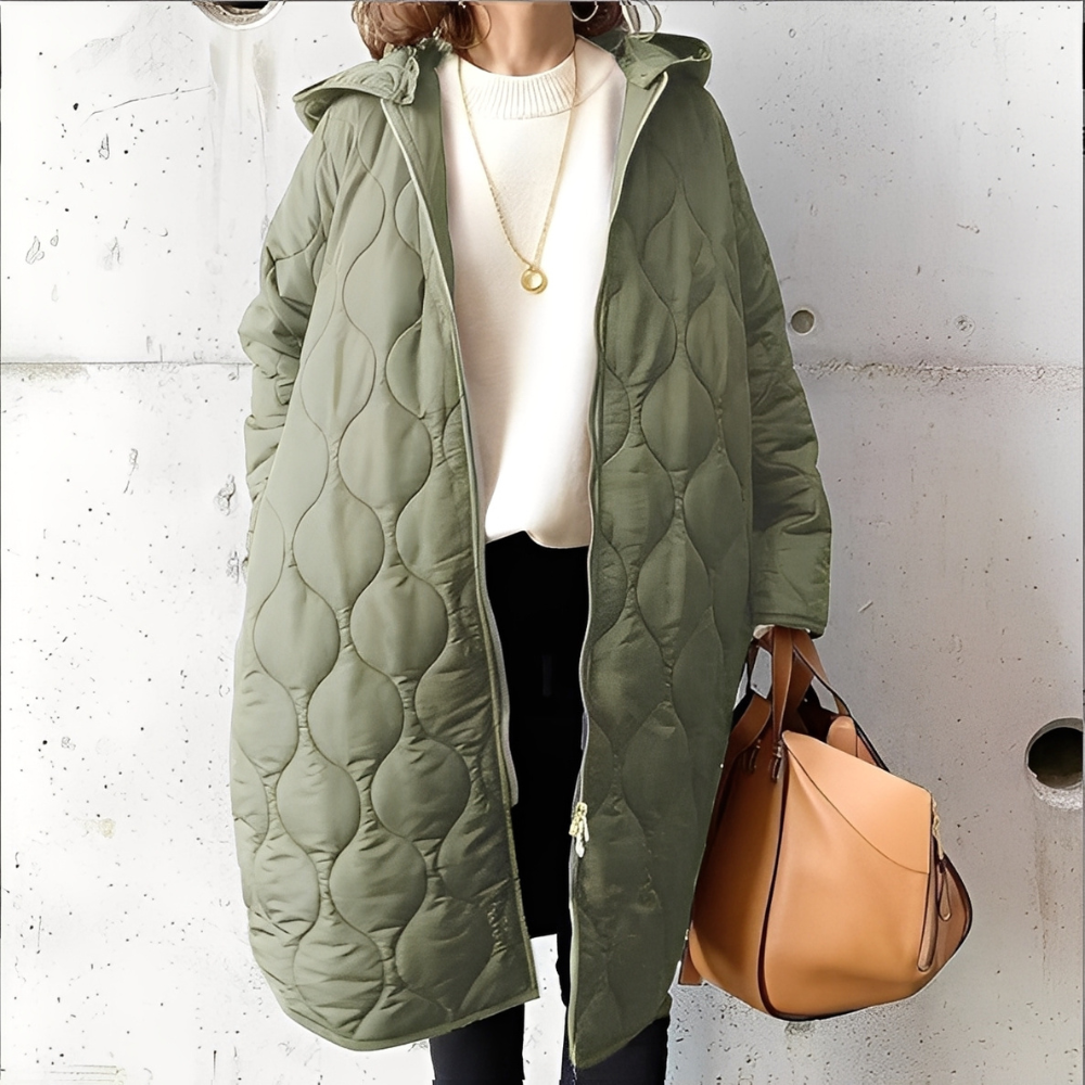 Suzanne - Warm hooded jacket for women