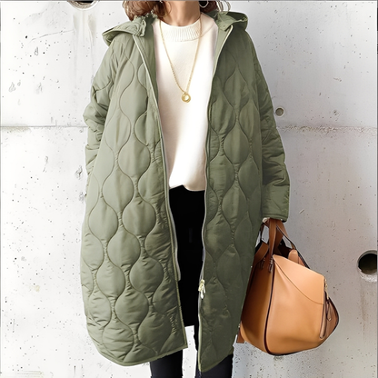 Suzanne - Warm hooded jacket for women