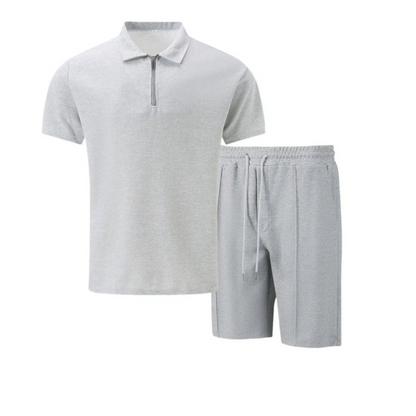Zephyr - Men Cotton Co-ord Set in Relaxed Style