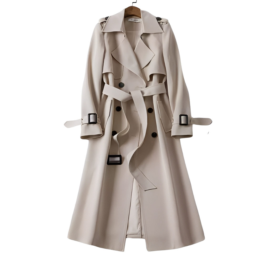 Patricia - Stylish Trench Coat with Buttons for Women
