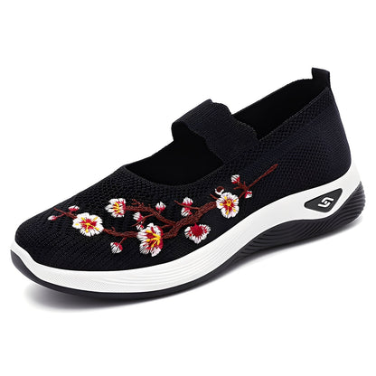 Jazmin - Everyday, breathable embroidered shoes for women