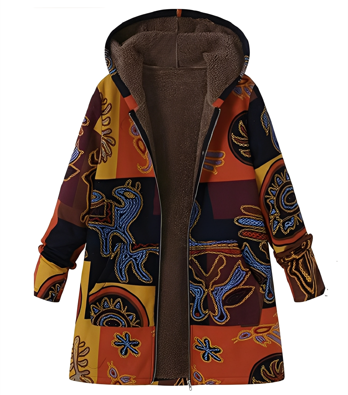 Jaslene - Classic, thick, warm parka jacket for women