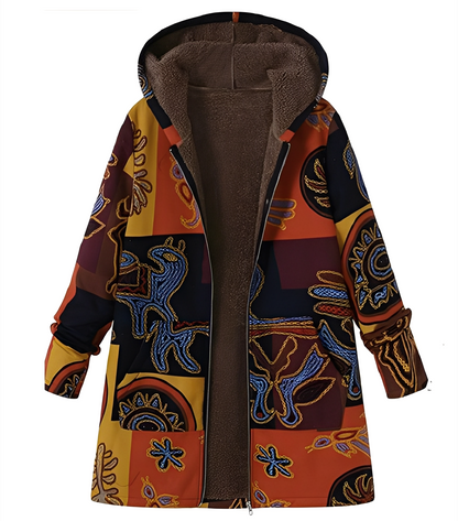 Jaslene - Classic, thick, warm parka jacket for women