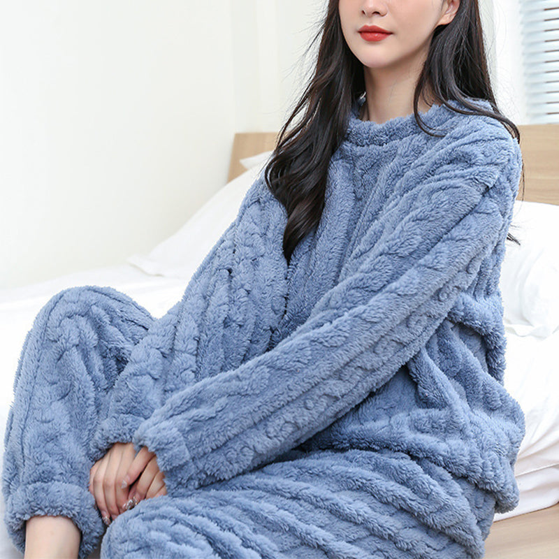 Kathryn - Άνετος, μαλακός fleece-πιτζάμα για γυναίκες