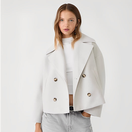 Abegail - Καθημερινή, χαλαρή κοντή ζακέτα για γυναίκες