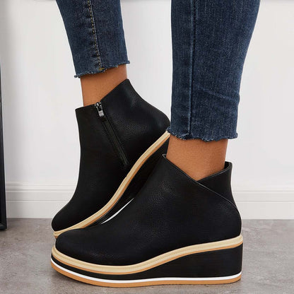 Nikkole - Everyday Leather Ankle Boots for Women