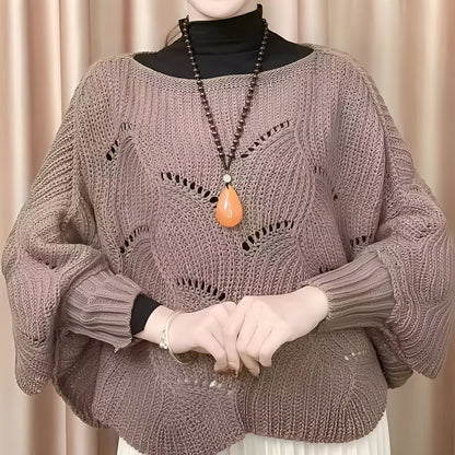 Celestine - Θερμοπουλόβερ με πλατιά μανίκια για γυναίκες