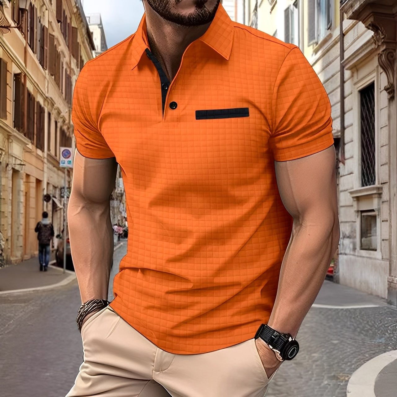 Benson - Stylowa koszulka polo slim fit dla mężczyzn