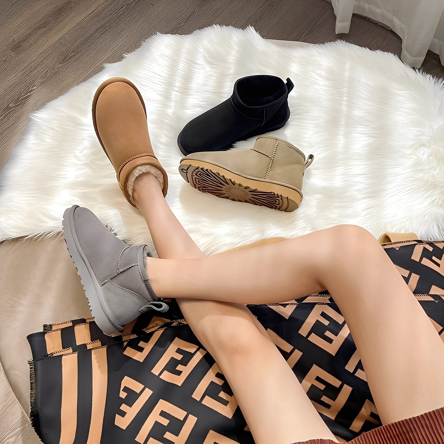 Rozanne - Καθημερινά Μίνι Χειμερινά Μποτάκια για Γυναίκες