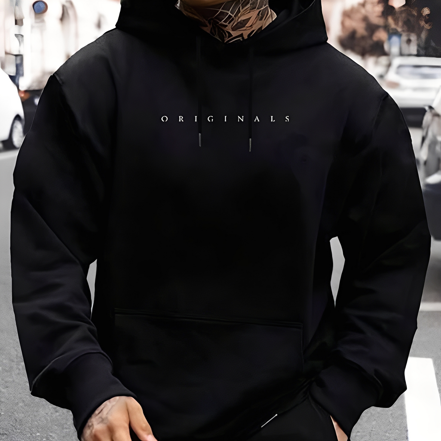 Jepson - Στιλάτος Oversize-Hoodie για Άνδρες