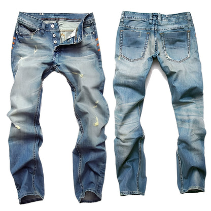 Kaleb - Κλασικά Τζιν με Ρίγες για Άνδρες