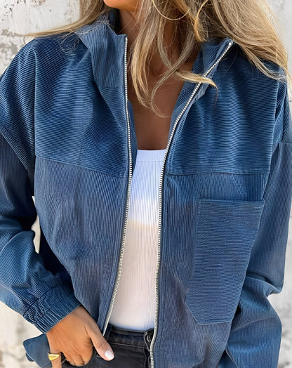 Gillian - Hoodie drawstring for women jacket