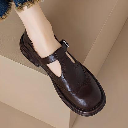 Marley - Stylish flat leather shoes for women