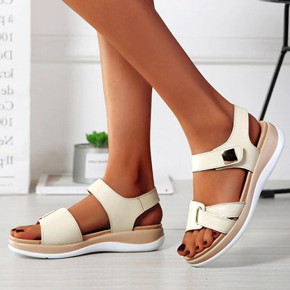 Dominika - elegant flat orthopedic sandals