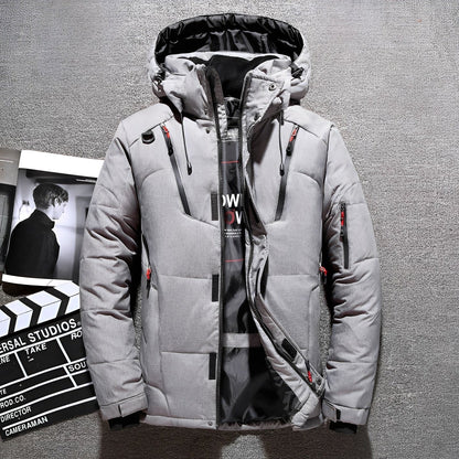 Damian - Veste moderne avec capuche et multiples poches pour hommes