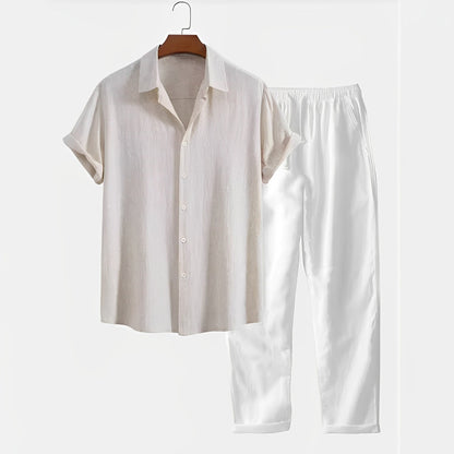 Phillip - Summer Linen Set for Men