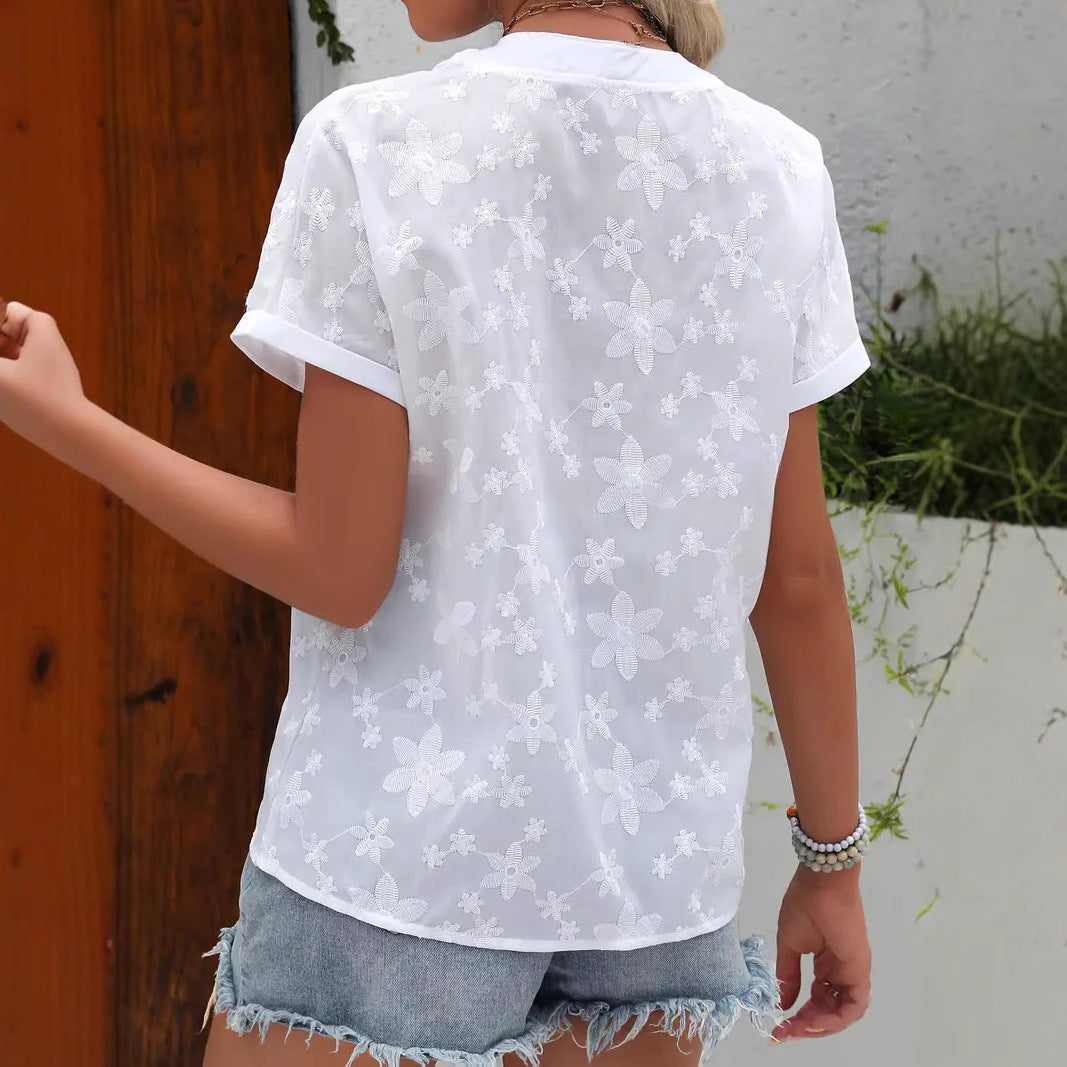 Rosalie - Stylish Floral Blouse