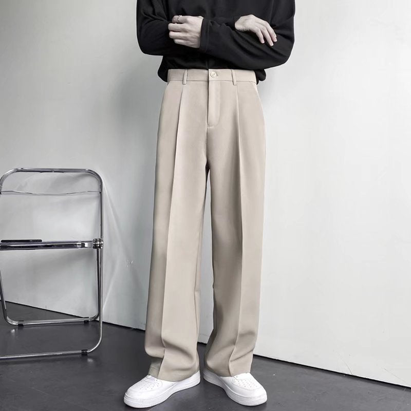 Caleb - Elegant, casual straight-leg pants for men