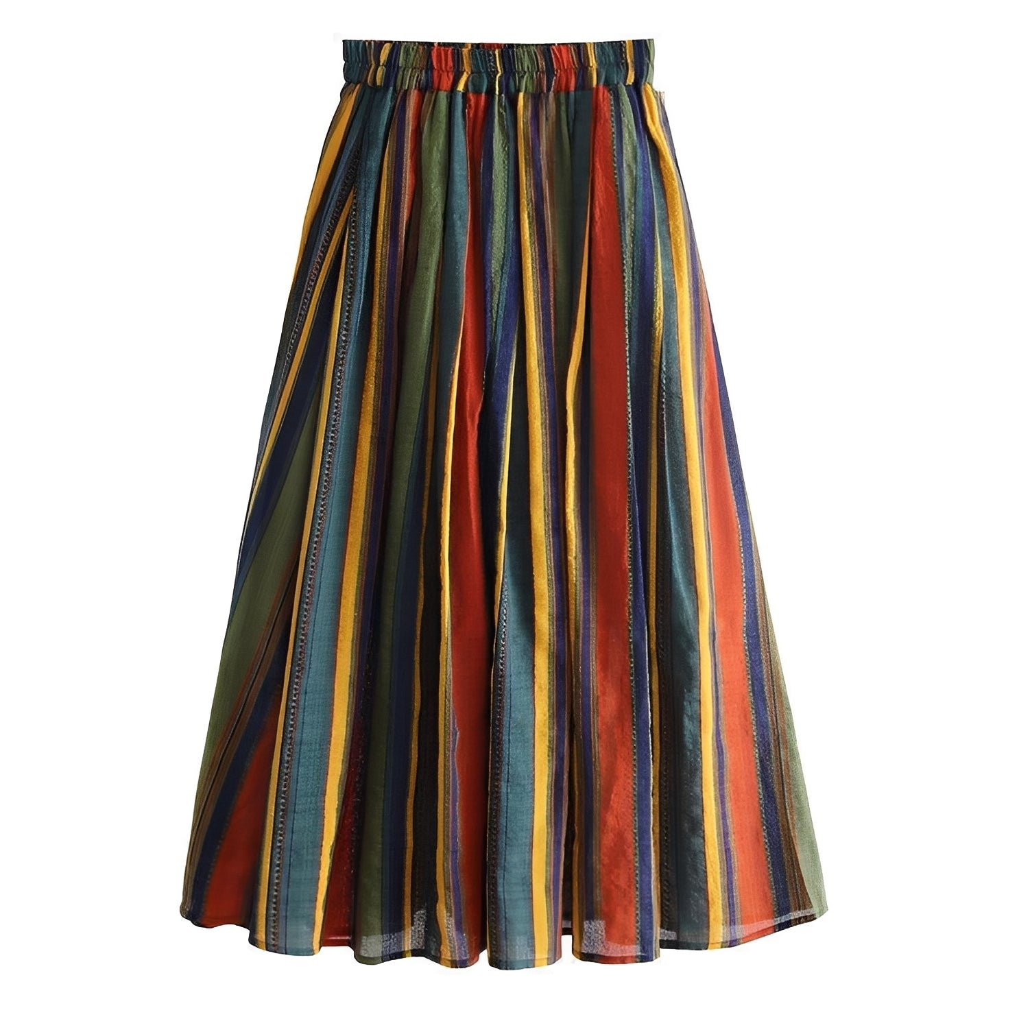 Tashia - Stylish striped A-line skirt for women
