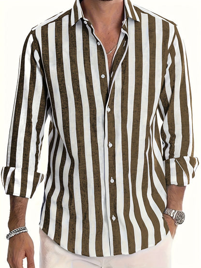 Harold - Μακρυμάνικο πουκάμισο με σύγχρονες γραμμές