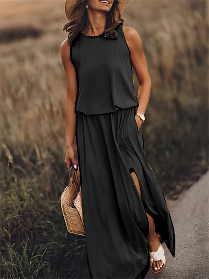 Edna - Boho Maxi Dress made of Modal in Stylish Design