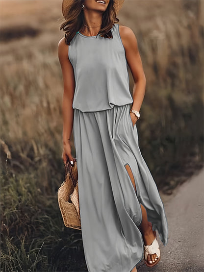 Edna - Boho Maxi Dress made of Modal in Stylish Design