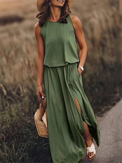 Edna - Boho Maxi Dress made of Modal in Stylish Design