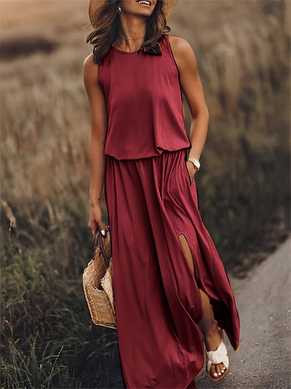 Edna - Boho Maxi Dress made of Modal in Stylish Design