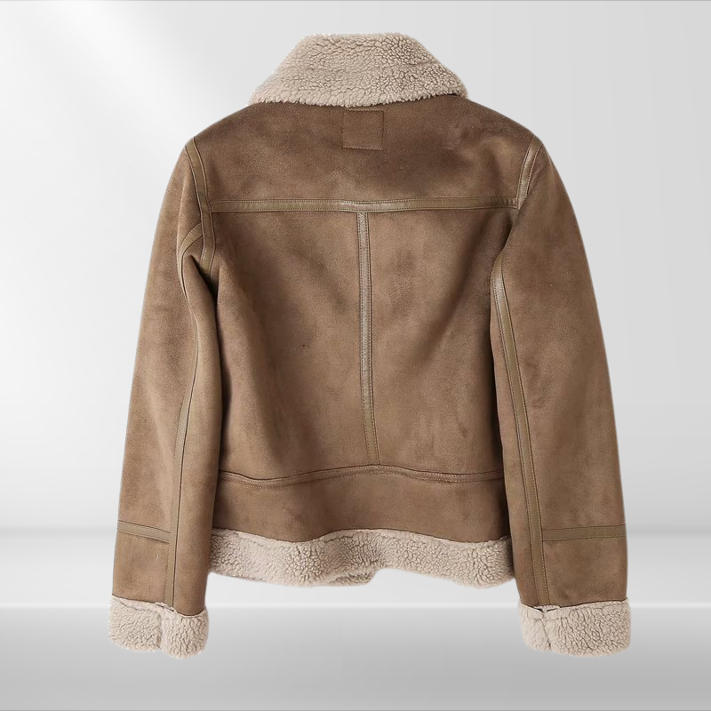 Madeleine – Sherpa Bomber Jacket for Women
