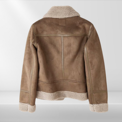 Madeleine – Sherpa Bomber Jacket for Women