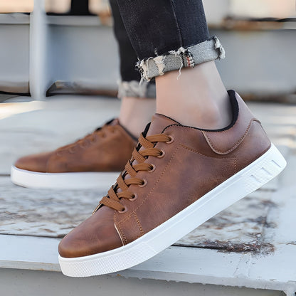 Jerome - Modern flat leather shoes for men
