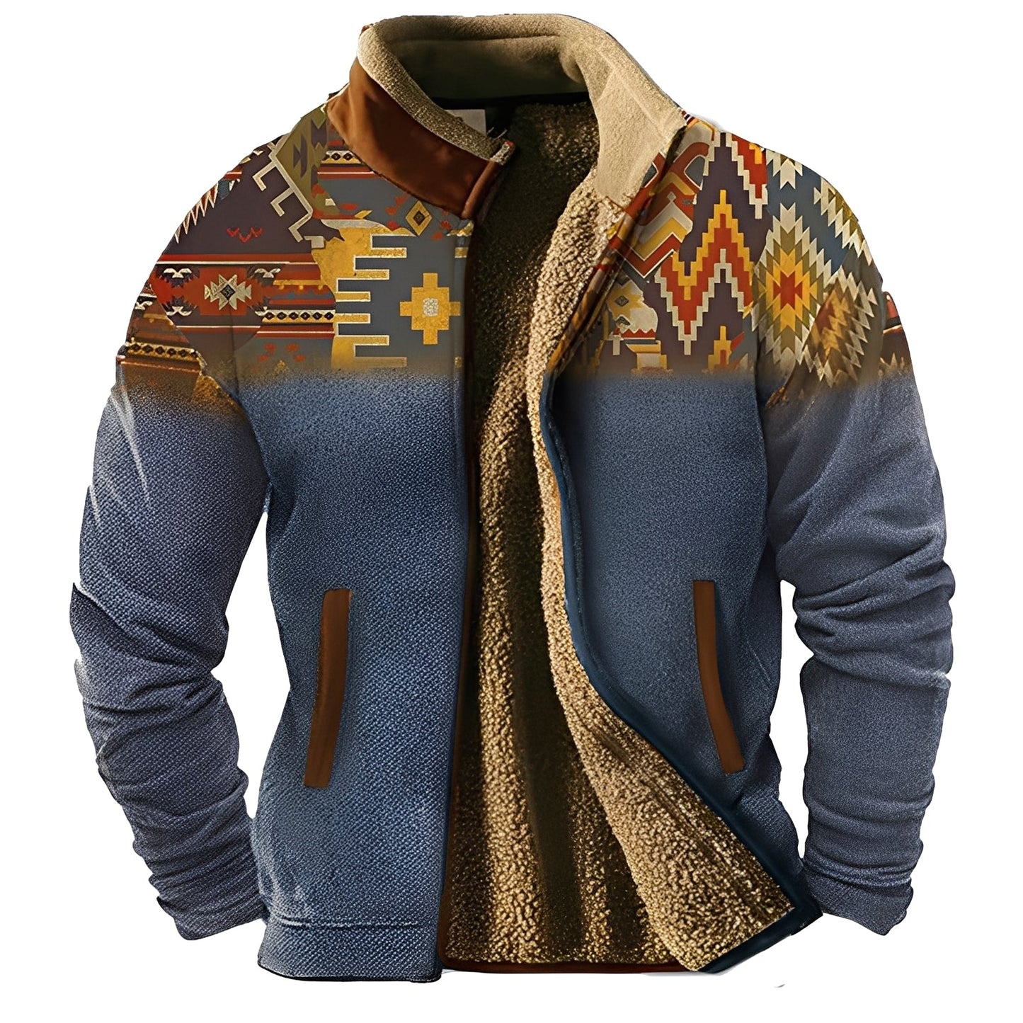 Todd - Στιλάτη, ζεστή φλις ζακέτα για άνδρες