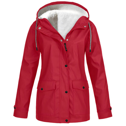 Abbigail - Multifunctional waterproof fleece-lined jacket for women