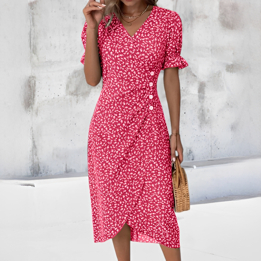 Addyson - Trendy Flowy Mini Dress
