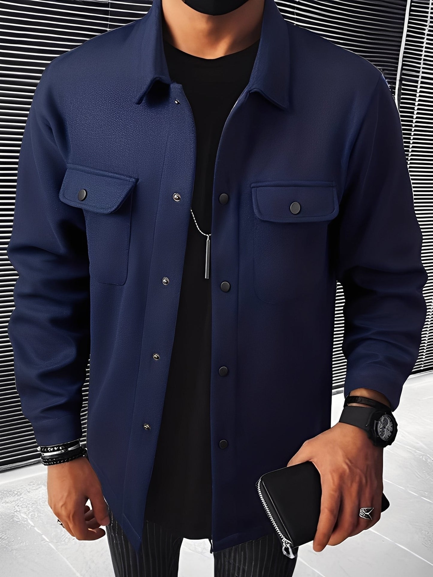 Clinton - Σύγχρονο σακάκι με τσέπες για άνδρες