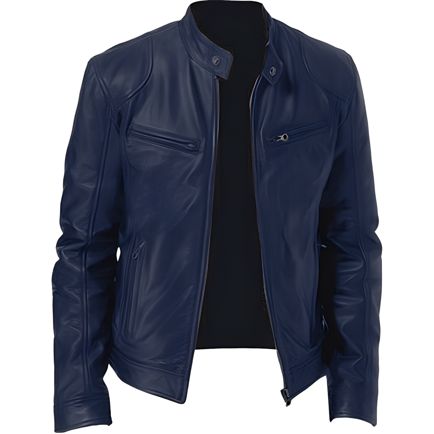 Crawford - Daily, slim fit leather jacket for men