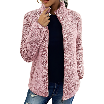 Larissa - Stylish, warm fleece jacket for women